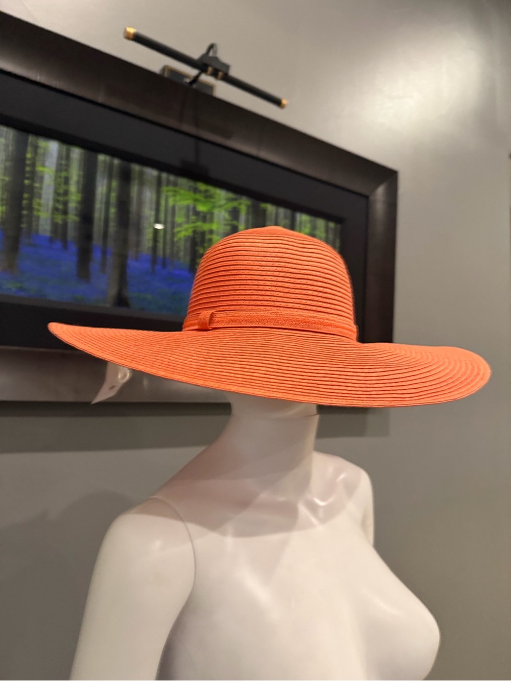 Shade & Shore Wide-Brim Floppy Sun Hat in Orange OS - Picture 2 of 10